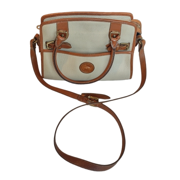 Dooney & Bourke Bags Vintage Dooney Cream Crossbody Bag Satchel